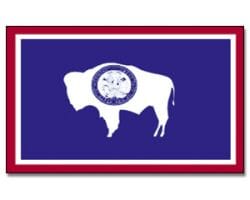 Wyoming gedruckt im Querformat | 90 x 150 cm - Bild 1