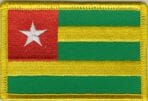 Patch Sticker zum aufb&uuml;geln Togo | 5.5 x 9 cm - Bild 1
