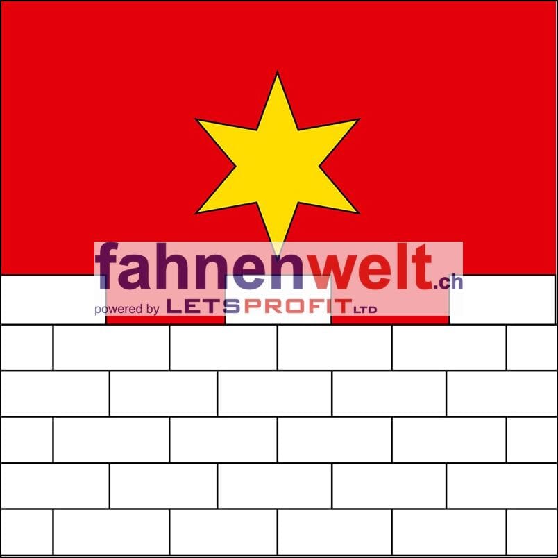 Fahne Gemeinde 5445 Eggenwil (AG) | 30 x 30 cm und Gr&ouml;sser - Bild 1