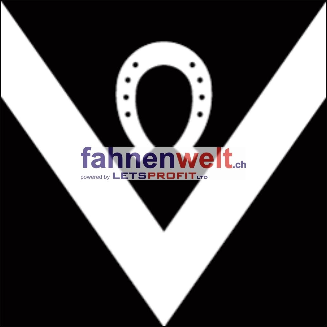 Fahne Gemeinde 7603 Casaccia Ehemalige Gemeinde (GR) | 30 x 30 cm und Gr&ouml;sser - Bild 1