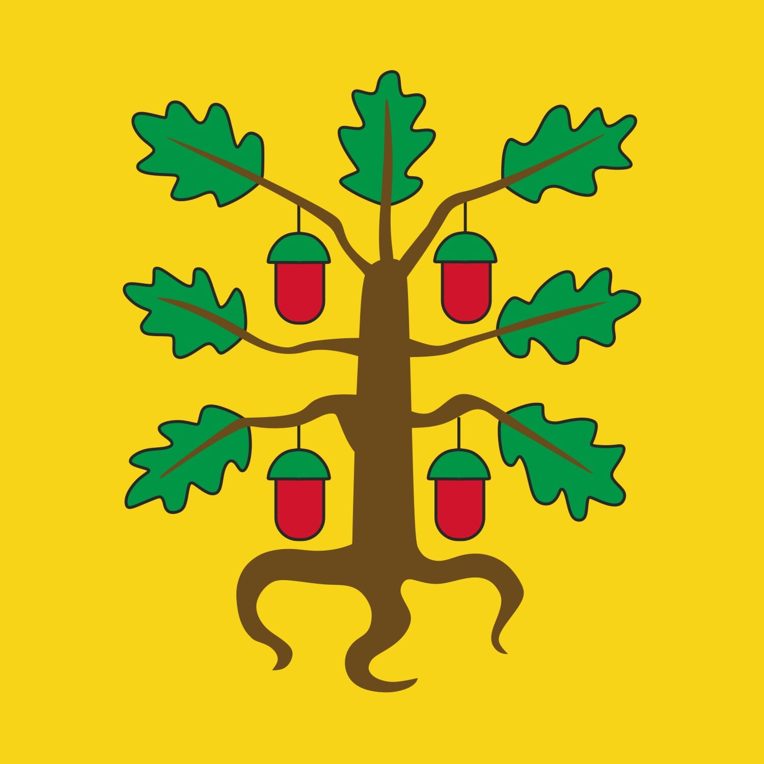 Fahne Gemeinde 6205 Eich (LU) | 30 x 30 cm und Gr&ouml;sser - Bild 1