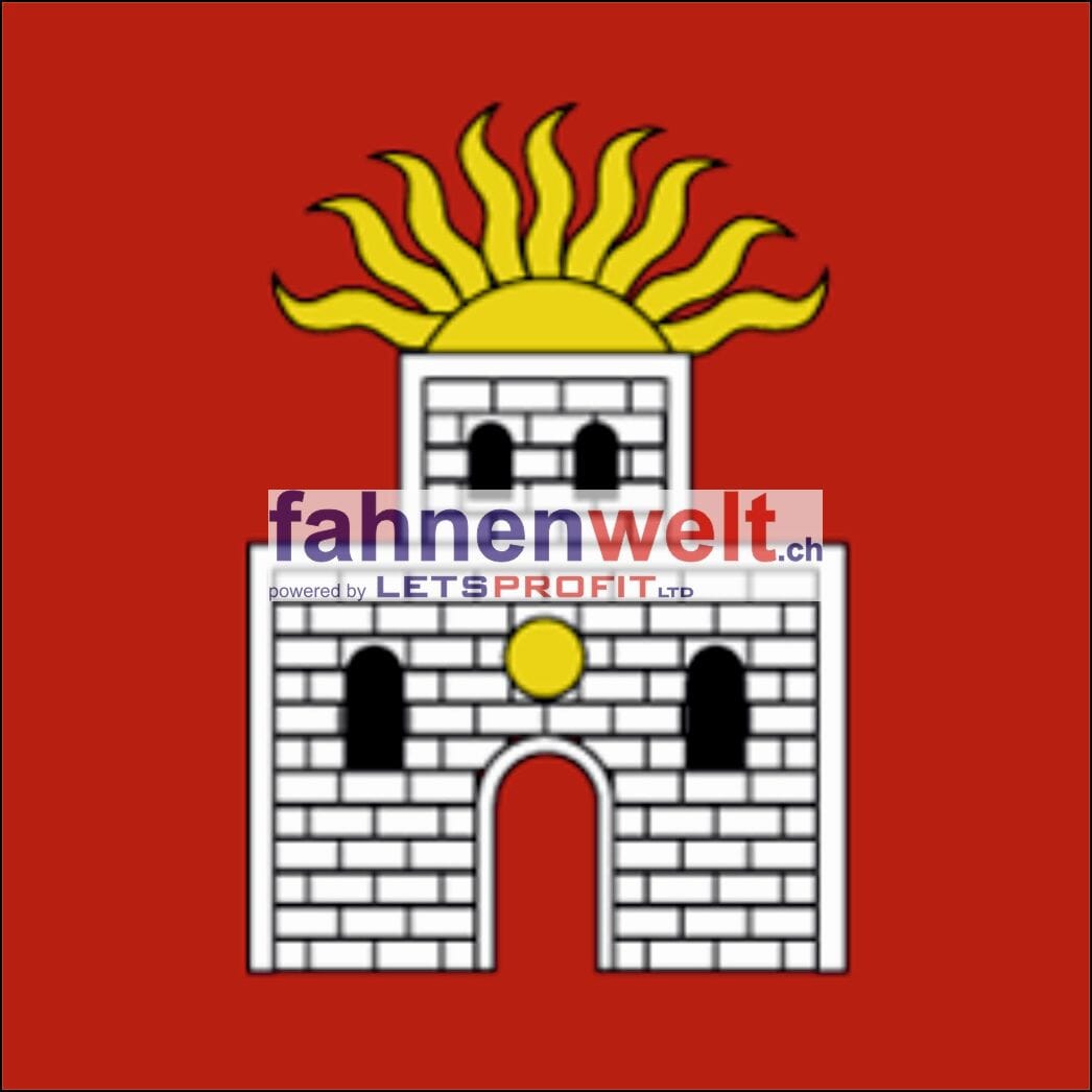 Fahne Gemeinde 8762 Sool Ehemalige Gemeinde (GL) | 30 x 30 cm und Gr&ouml;sser - Bild 1