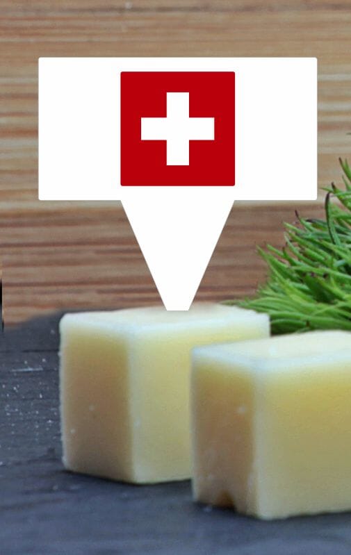 Mini-Schilder Schweiz quadratisch Pack &agrave; 50 St&uuml;ck | 20 x 40 mm - Bild 1