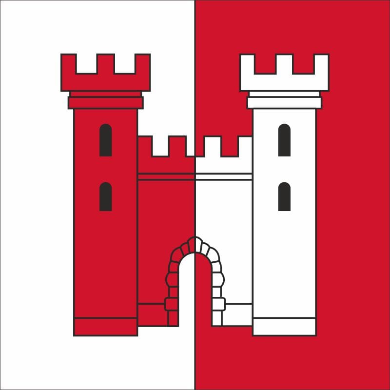 Fahne Gemeinde 1814 La Tour-de-Peilz (VD) | 30 x 30 cm und Gr&ouml;sser - Bild 1