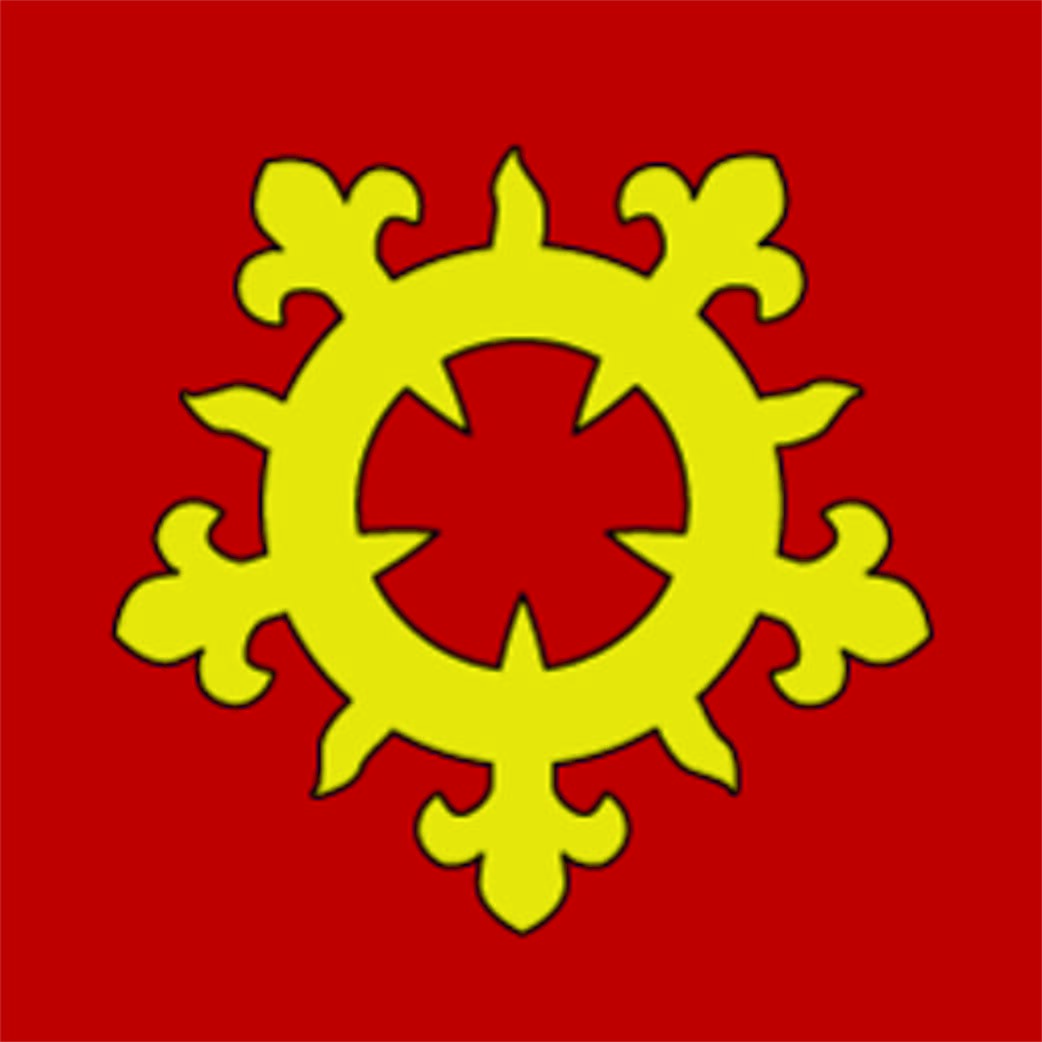 Fahne Gemeinde 9122 Mogelsberg Ehemalige Gemeinde (SG) | 30 x 30 cm und Gr&ouml;sser - Bild 1