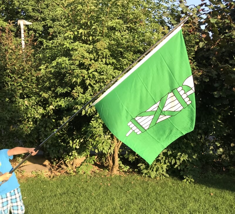 Hand-Teleskop-Fahnenstange 240 cm - Produktbild