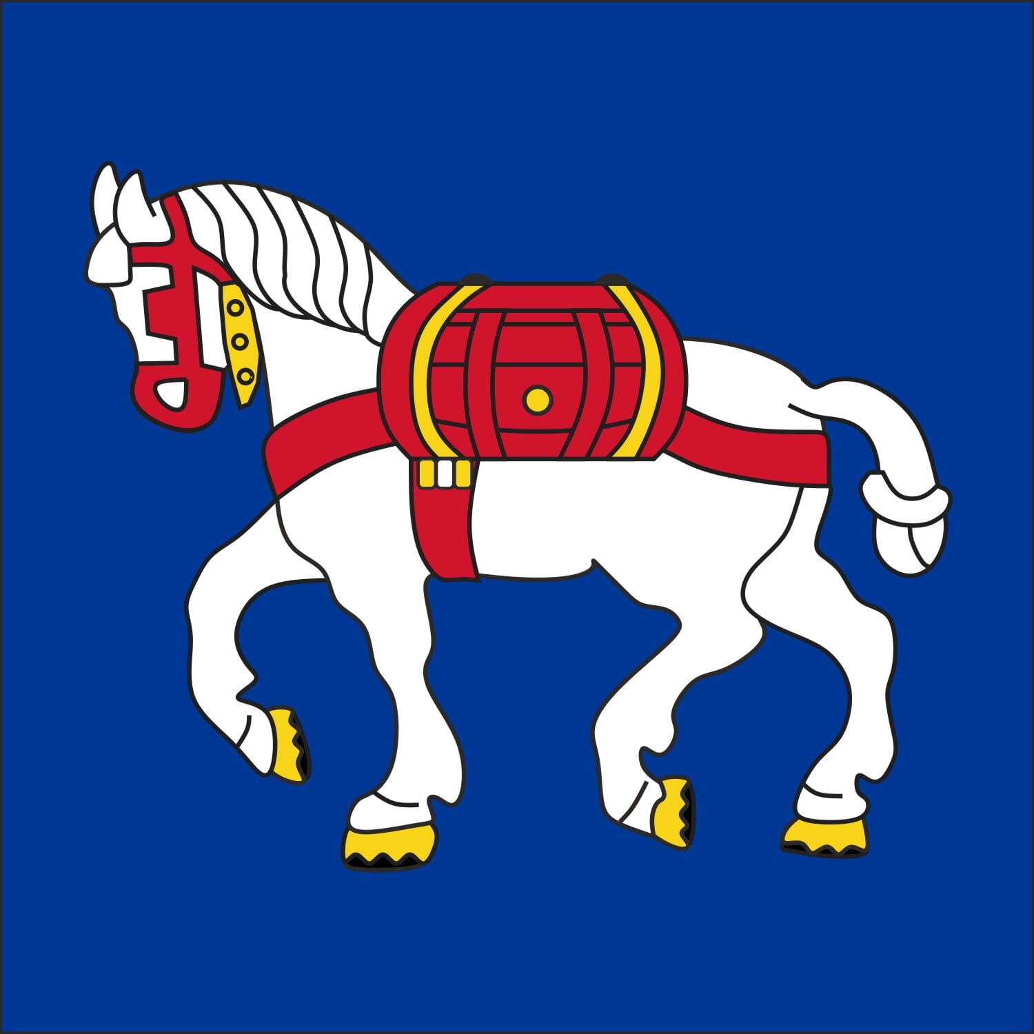 Fahne Gemeinde 7083 Lantsch/Lenz (GR) | 30 x 30 cm und Gr&ouml;sser - Bild 1