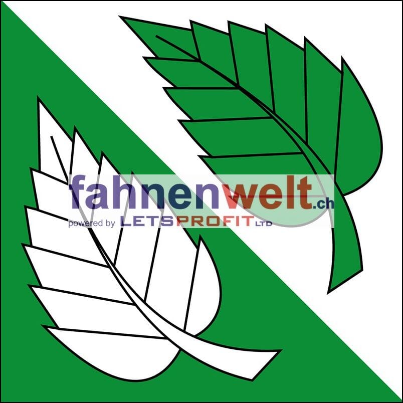 Fahne Gemeinde 3428 Wiler bei Utzenstorf (BE) | 30 x 30 cm und Gr&ouml;sser - Bild 1