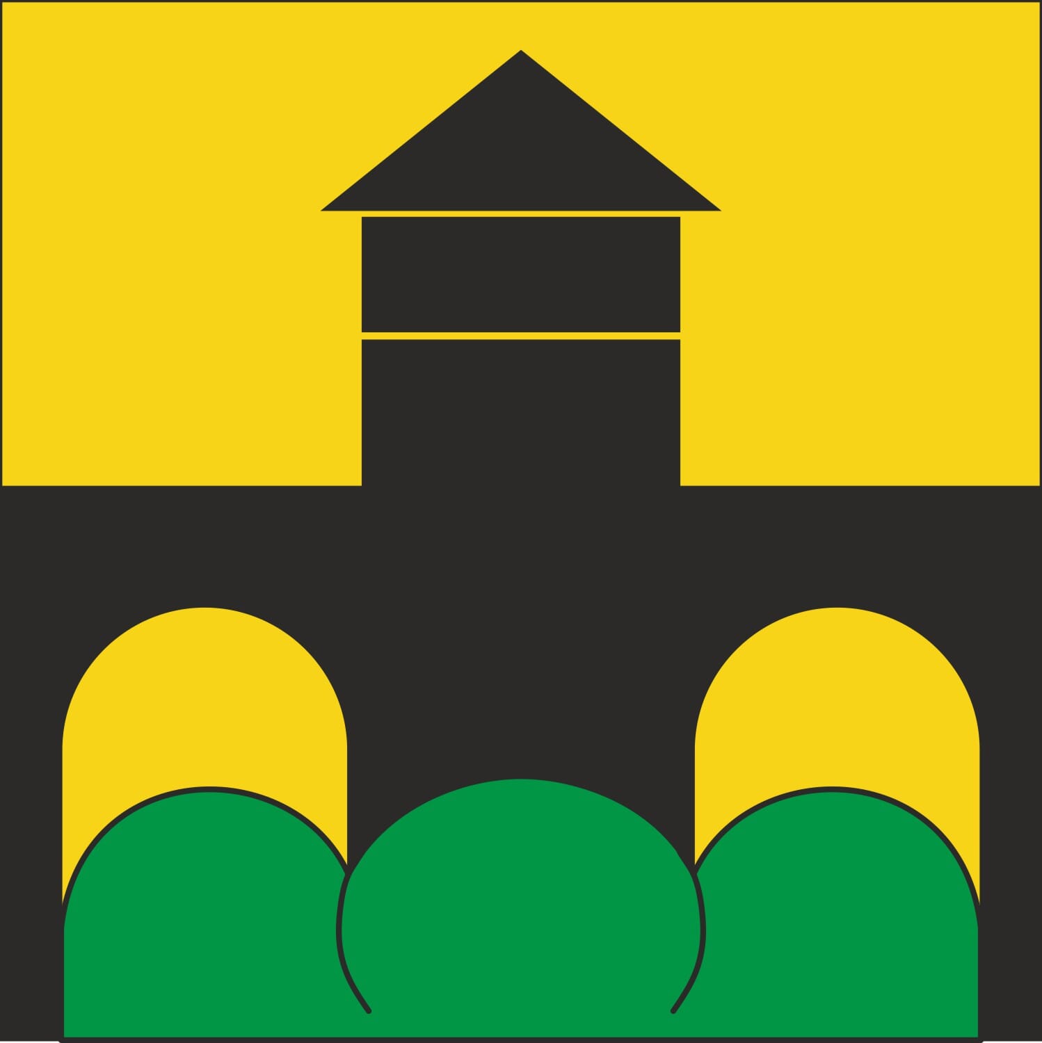 Fahne Gemeinde 4441 Th&uuml;rnen (BL) | 30 x 30 cm und Gr&ouml;sser - Bild 1