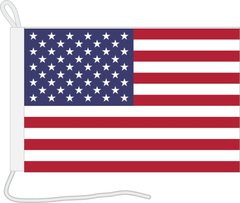 Bootsfahne USA | 30 x 45 cm - Bild 1