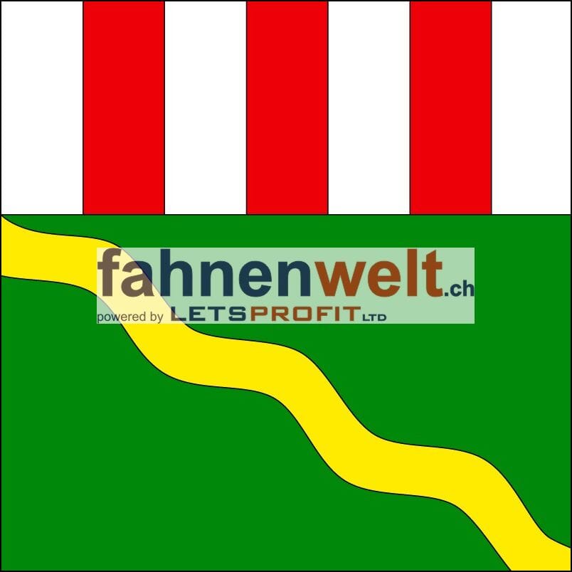 Fahne Gemeinde 3429 Hellsau (BE) | 30 x 30 cm und Gr&ouml;sser - Bild 1