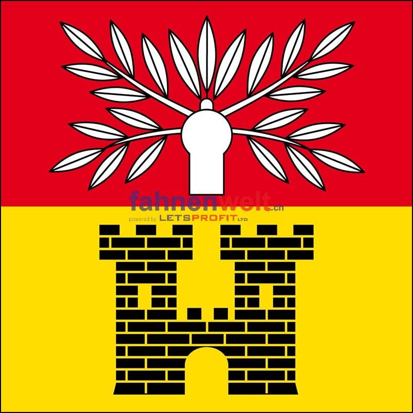 Fahne Gemeinde 8552 Felben-Wellhausen (TG) | 30 x 30 cm und Gr&ouml;sser - Bild 1