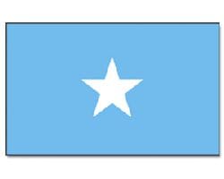 Somalia Hissfahne gedruckt im Querformat | 90 x 150 cm - Bild 1