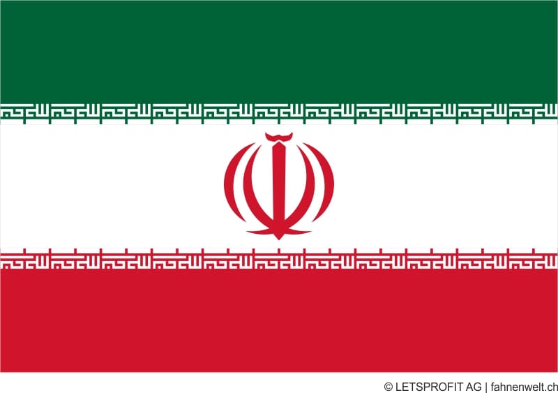 Aufkleber Iran | 7 x 9.5 cm - Bild 1