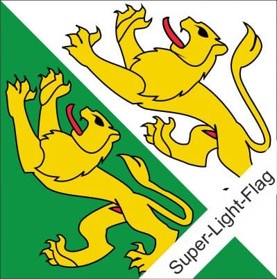 Fahne Thurgau (TG) gedruckt | 200 x 200 cm - Bild 1