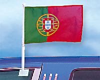 Portugal Autofahne gedruckt im Querformat | 27 x 45 cm - Bild 1