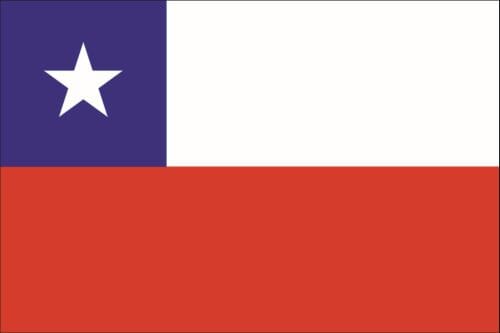 Chile gedruckt im Querformat | 60 x 90 cm - Bild 1