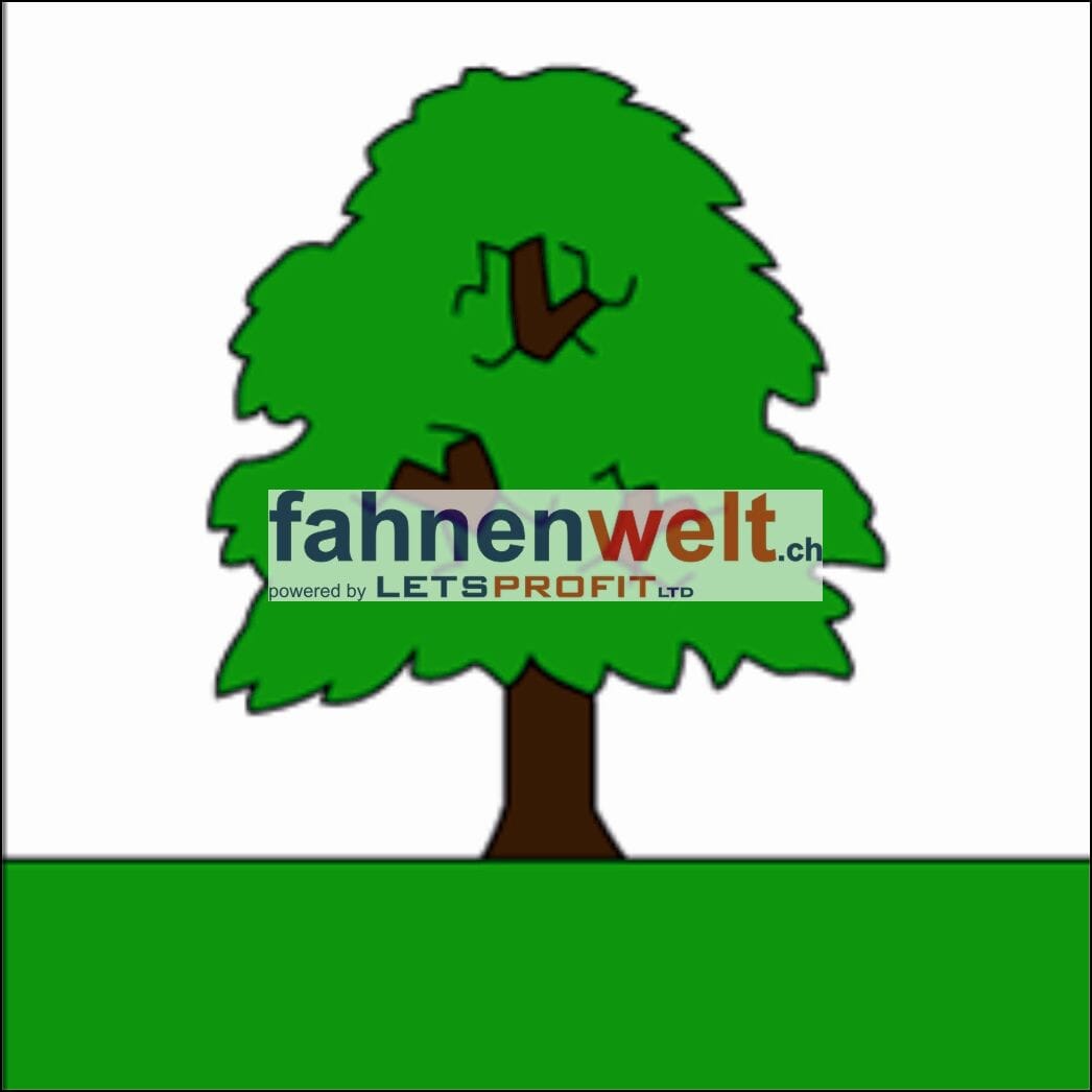 Fahne Gemeinde 4574 L&uuml;sslingen Ehemalige Gemeinde (SO) | 30 x 30 cm und Gr&ouml;sser - Bild 1