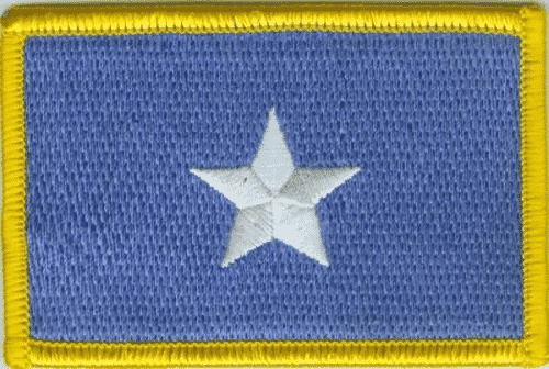 Patch Sticker zum aufb&uuml;geln Somalia | 5.5 x 9 cm - Bild 1