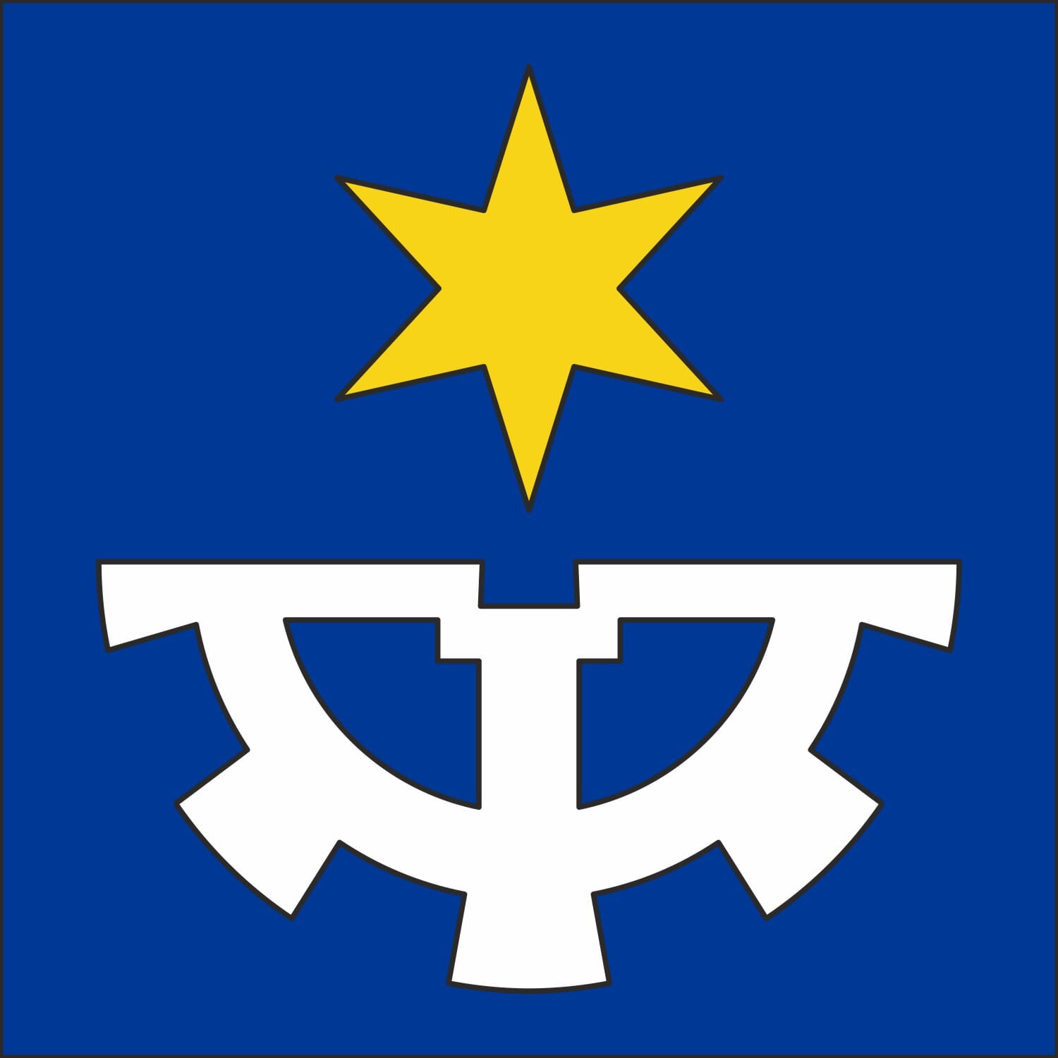 Fahne Gemeinde 5334 B&ouml;bikon (AG) | 30 x 30 cm und Gr&ouml;sser - Bild 1