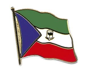 Flaggen Pin &Auml;quatorialguinea geschwungen | ca. 20 mm - Bild 1