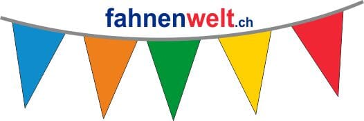 Papier Wimpelkette bunt gedruckt | 20 Wimpel 16 x 28 cm 5 m lang - Bild 1