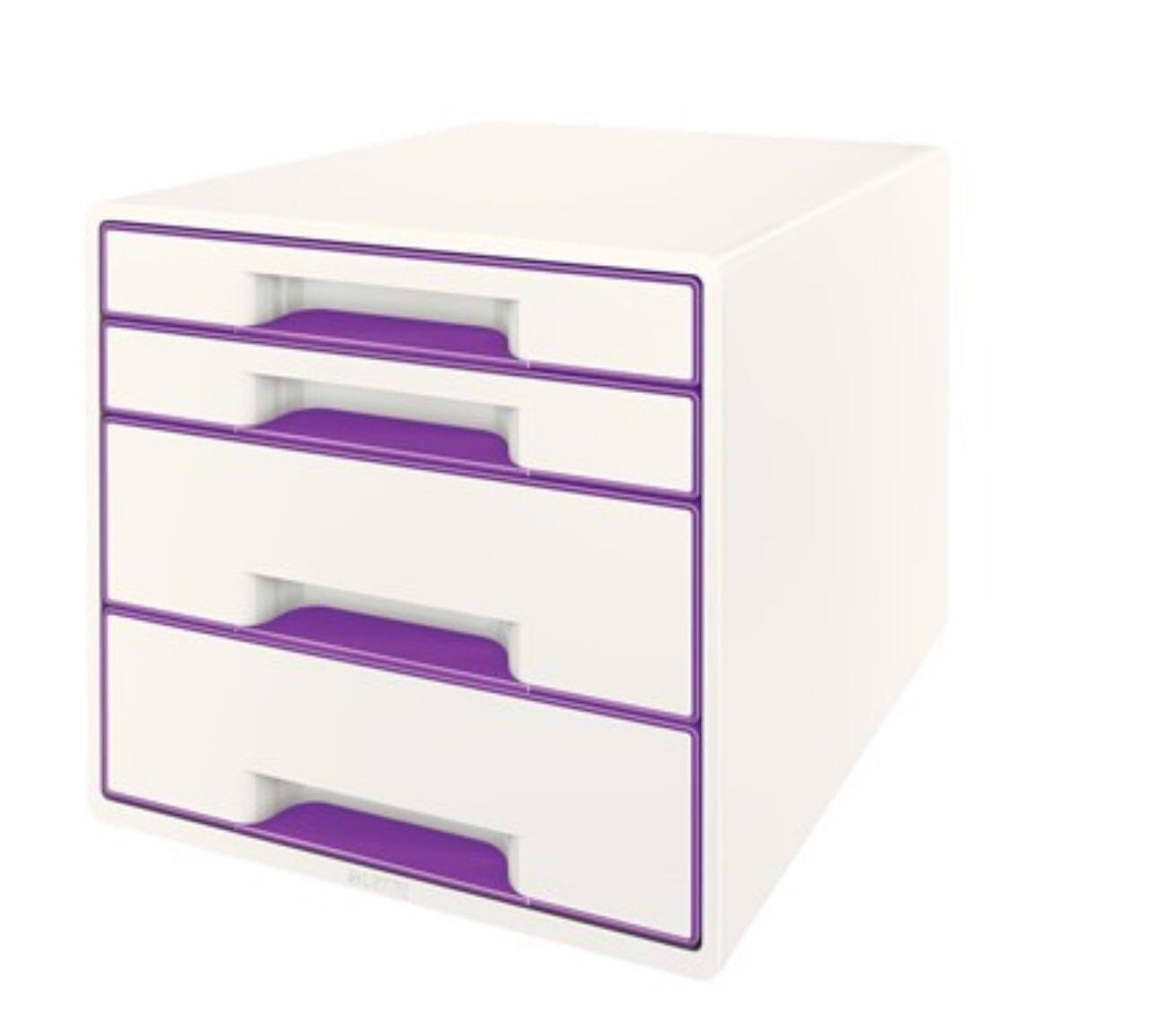 Review neue Leitz Schubladenbox Wow Cube 4, Purple