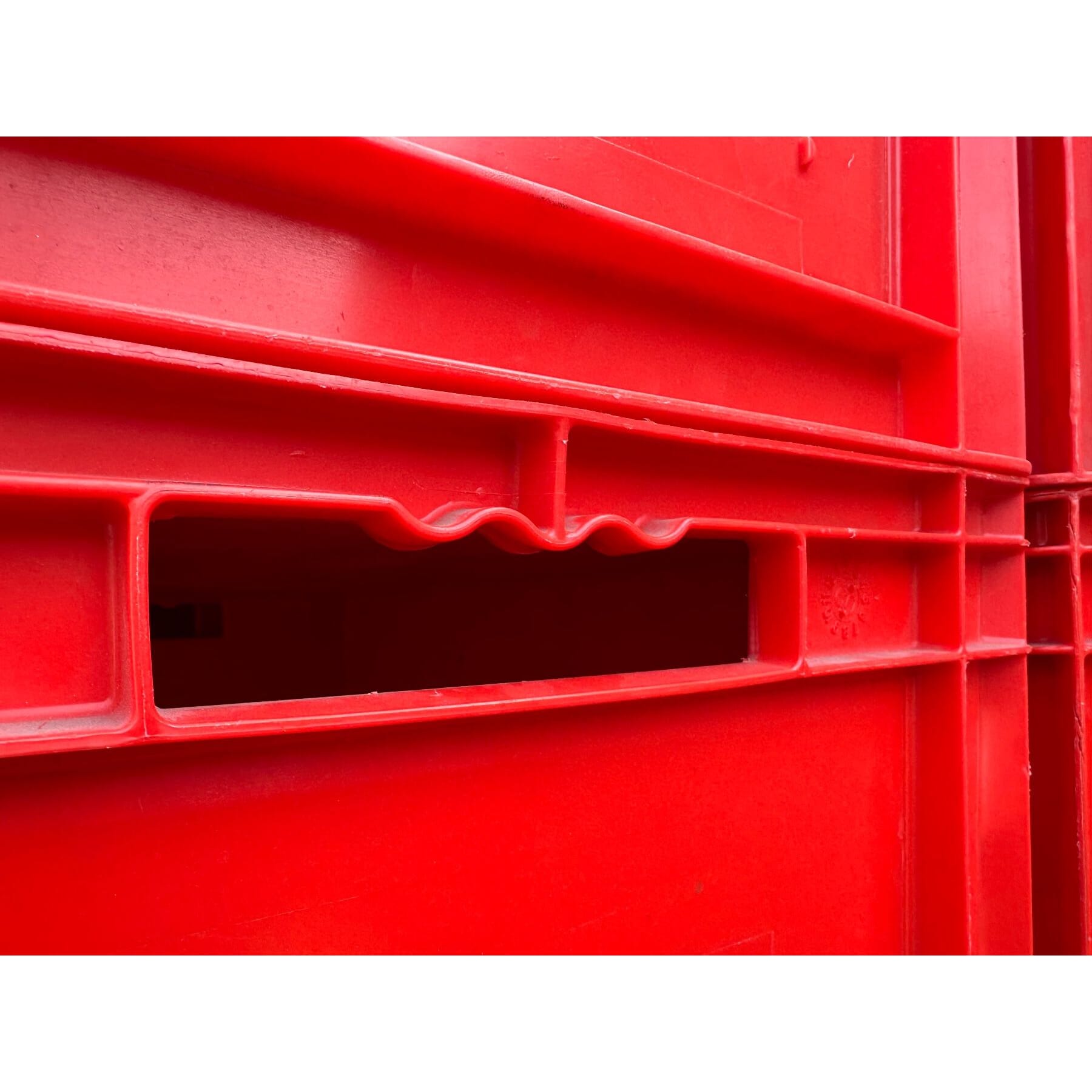 SSI Schäfer Kunststoffkisten, rot kompatibel Utz Rako