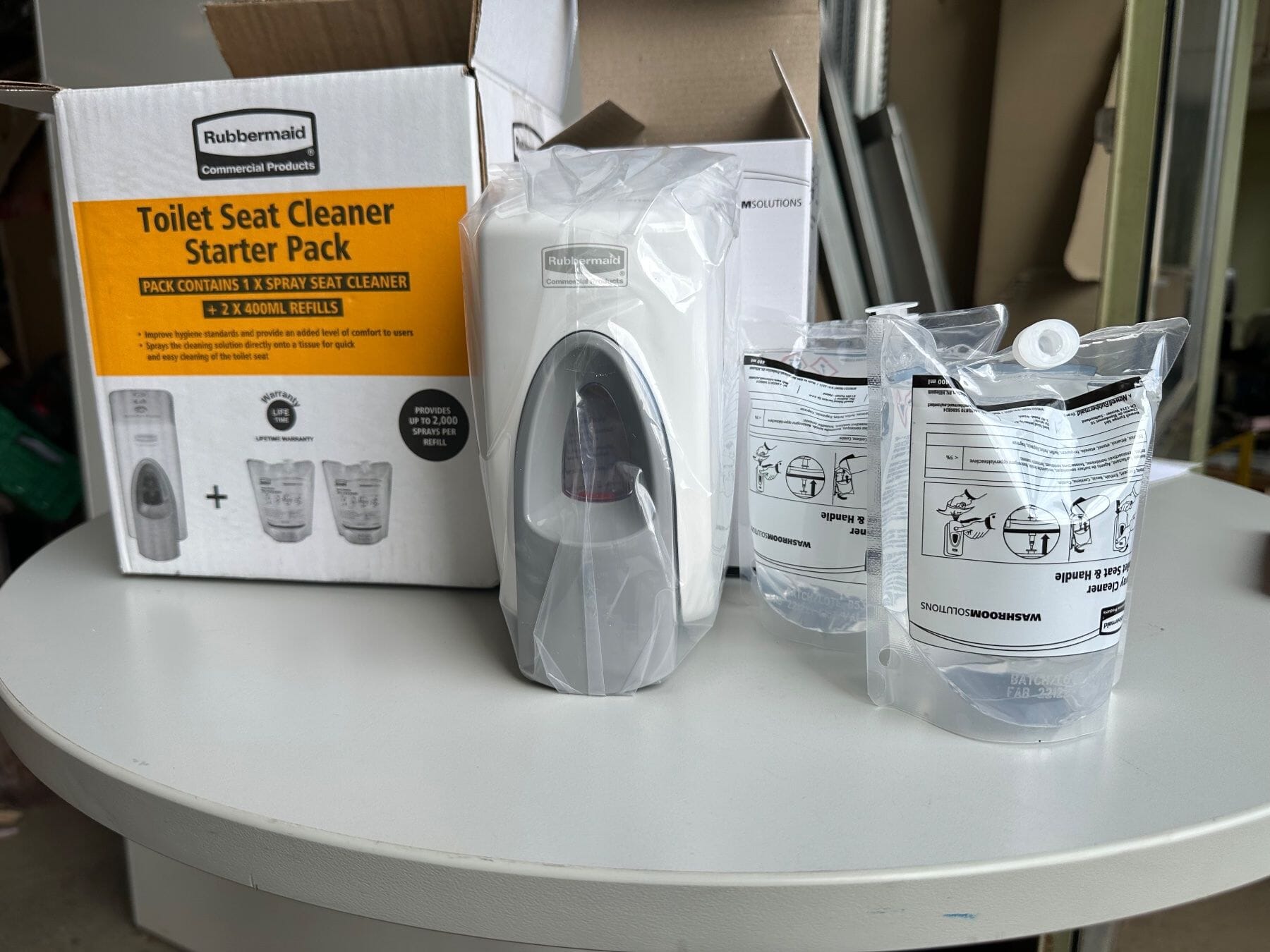 Review neuer Toilettensitzreiniger Set