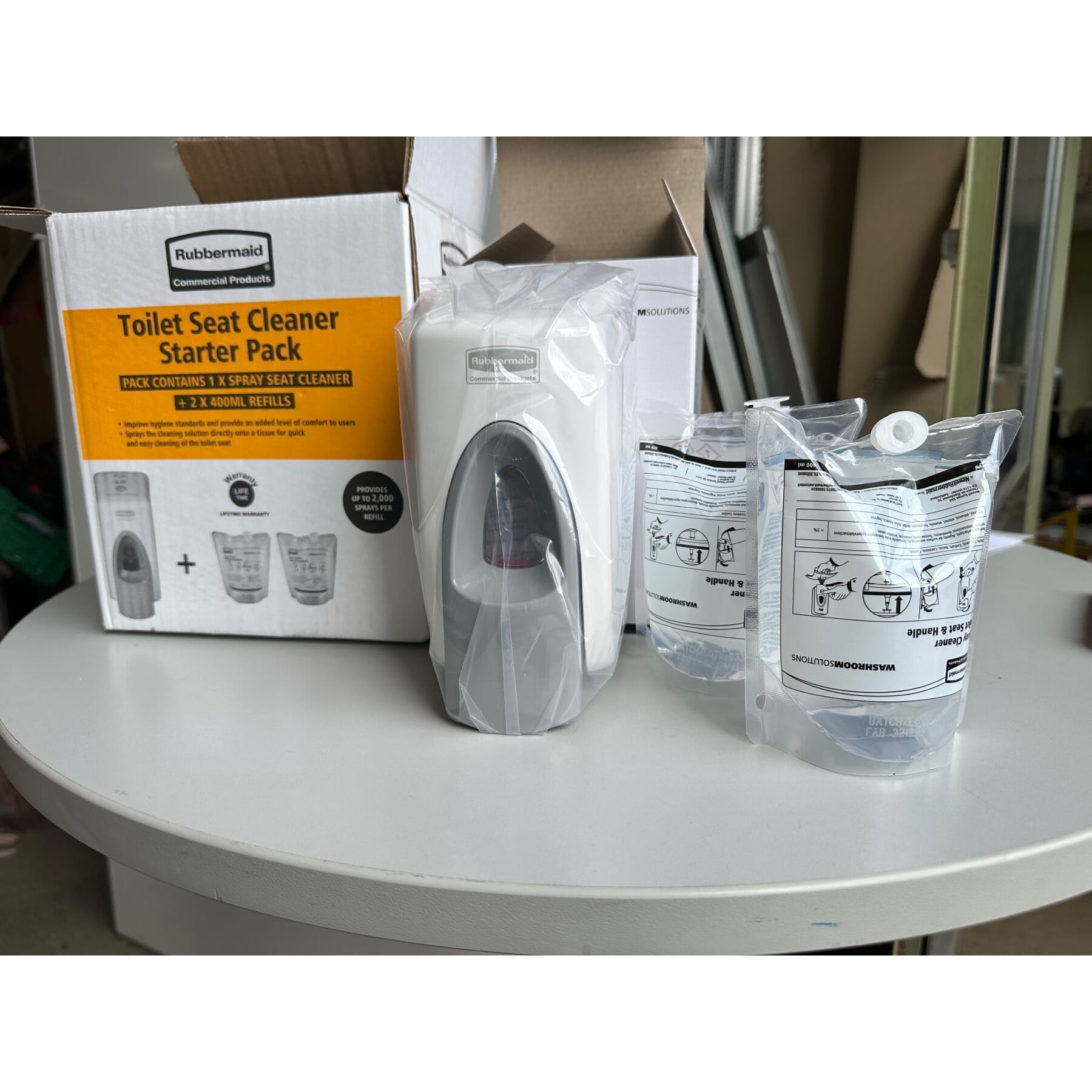 neuer Toilettensitzreiniger Set