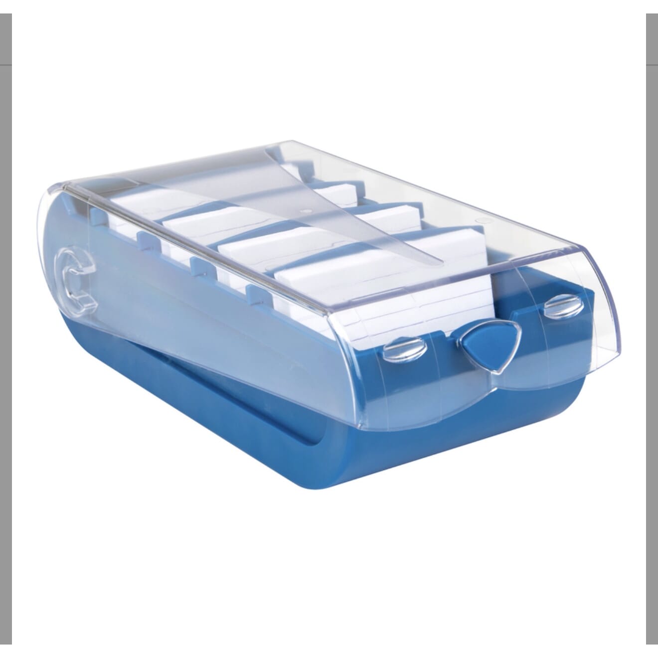 Neue Biella Karteibox, A7, blau