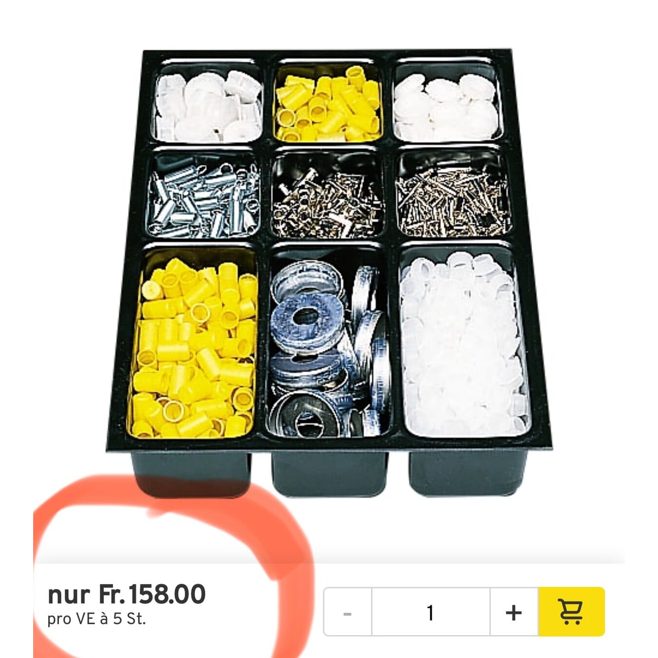 5Stk. neue Kunststoff-Schubladeneinsätze DIN A3, 9 Fächer