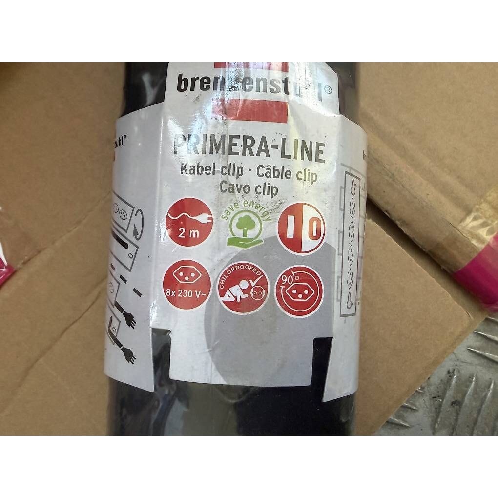 neue Steckdosenleiste Brennstuhl, Primera-Line, 8-fach