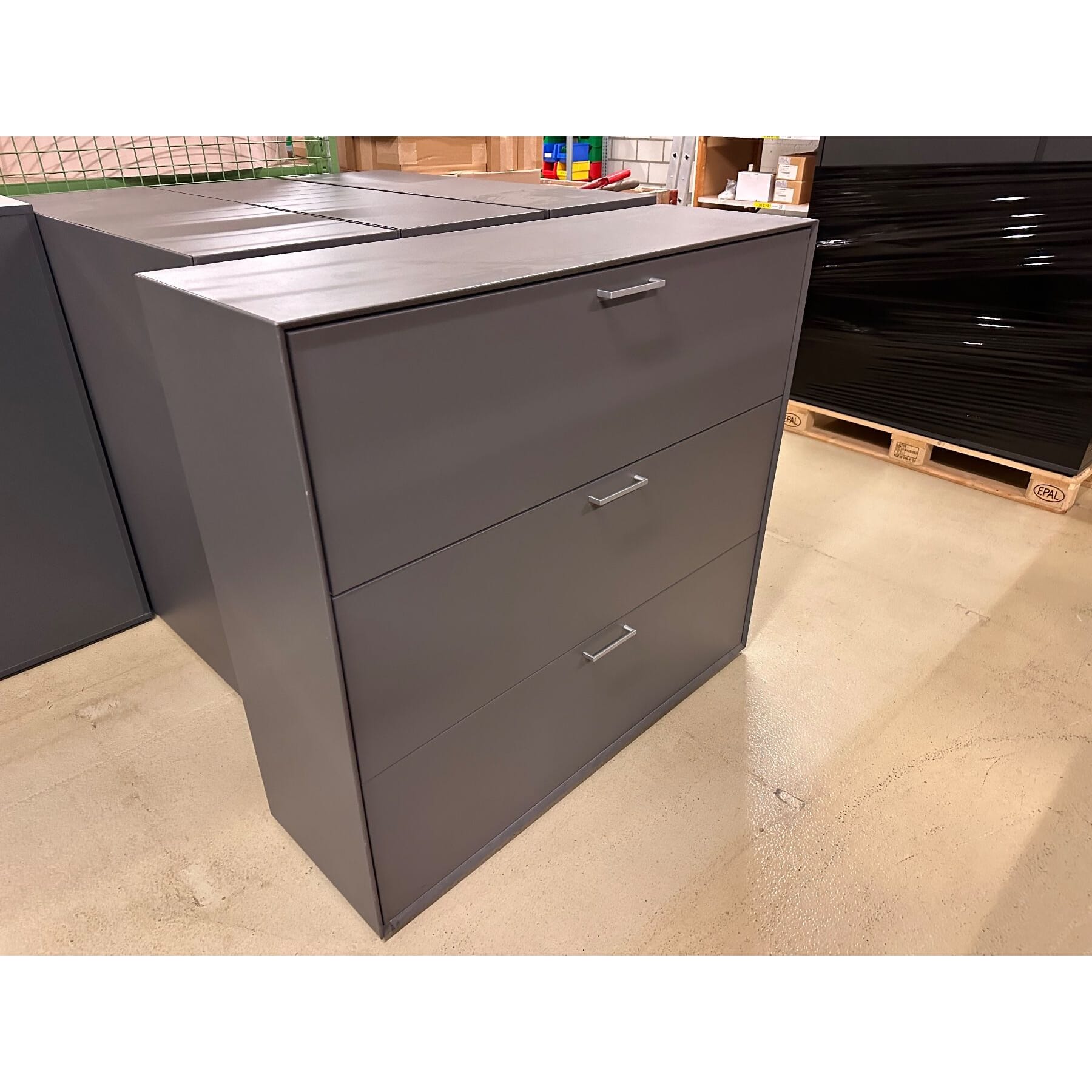 schöner 3er Sideboard Hängemappenschrank 40x120xh110cm