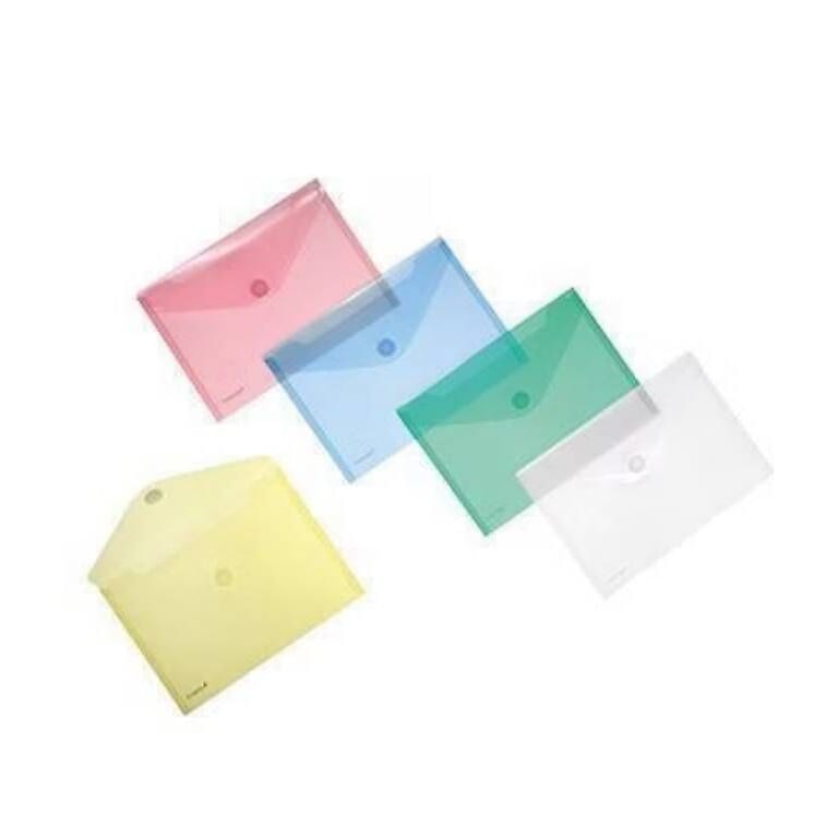 40 Stk. Dokumententaschen, DIN A5 quer, Klettverschluss