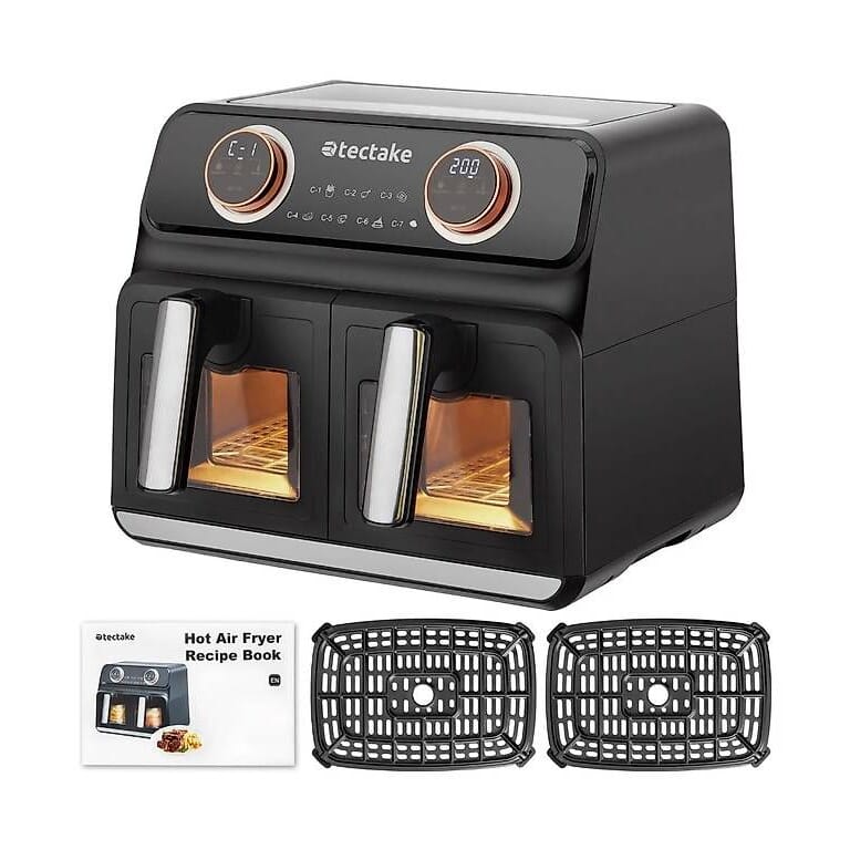neue Heissluft-Fritteuse bzw. Air Fryer, schwarz,  je 4L