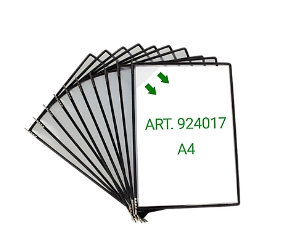 Review 10 Stk. neue DIN A4, Eckverschluss, Metalldrehzapfen, schwarz