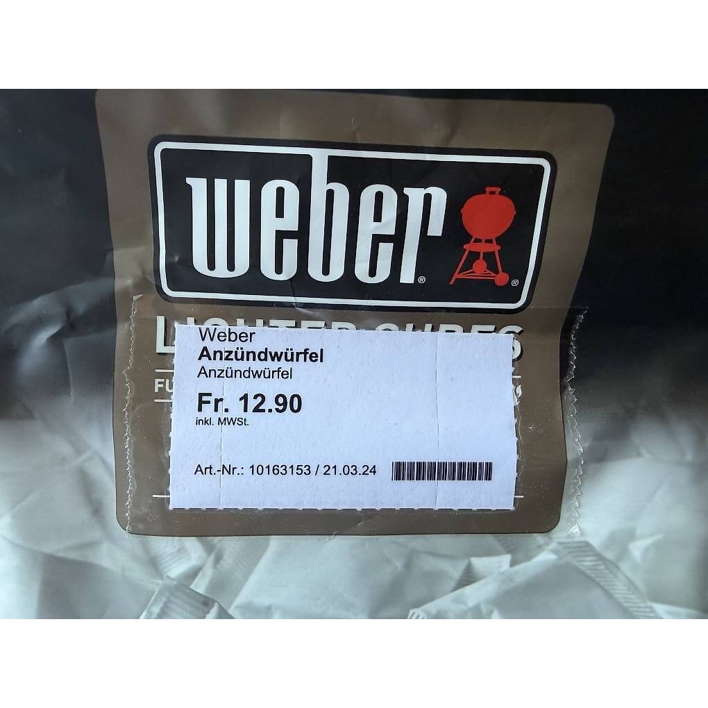 3 Pack Anzündwürfel von Weber