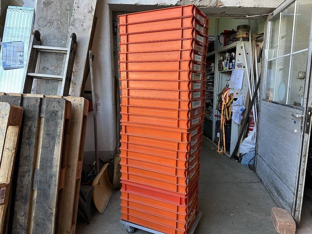 Review 24 Stk orange Rako Kunststoff-Kisten 40x60x6cm