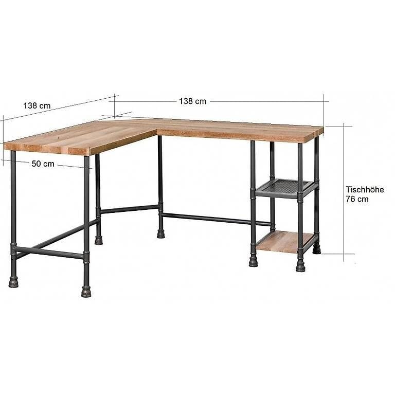 neuer Water Pipe Industrial Design Eck Schreibtisch