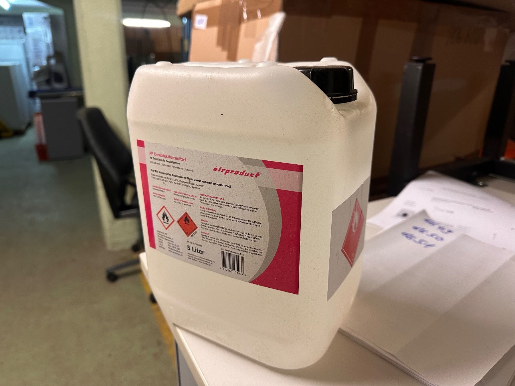 Review Desinfektionsmittel 5L Kanister Airproduct 70%