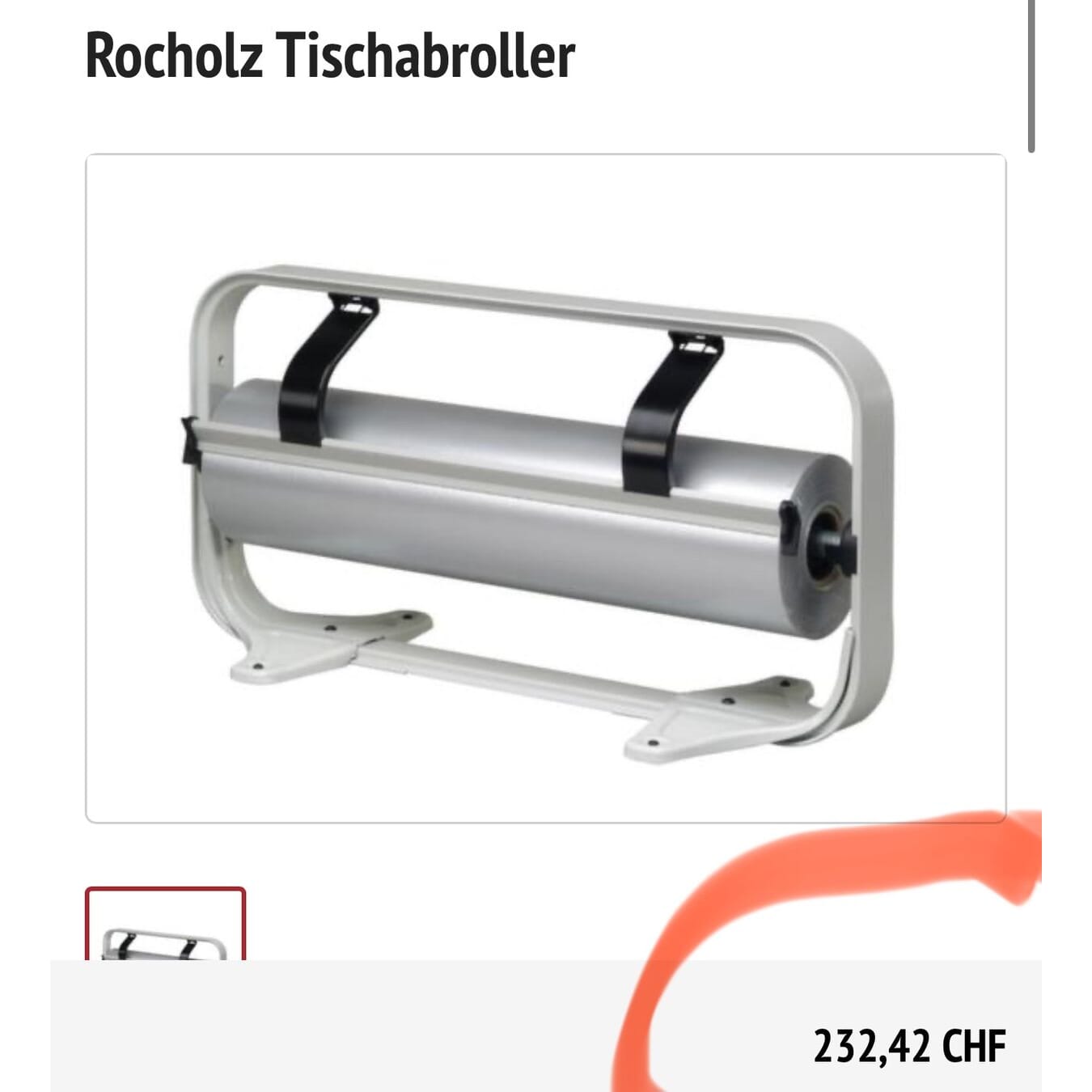 neuer Rochholz Tischabroller