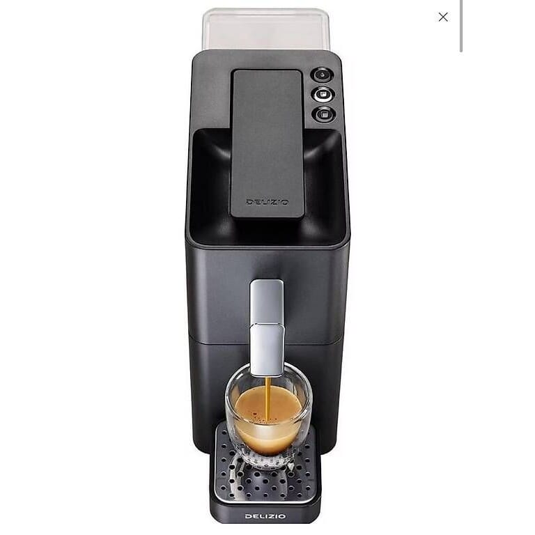 neue Kapselmaschine Delizio Carina Midnight Black