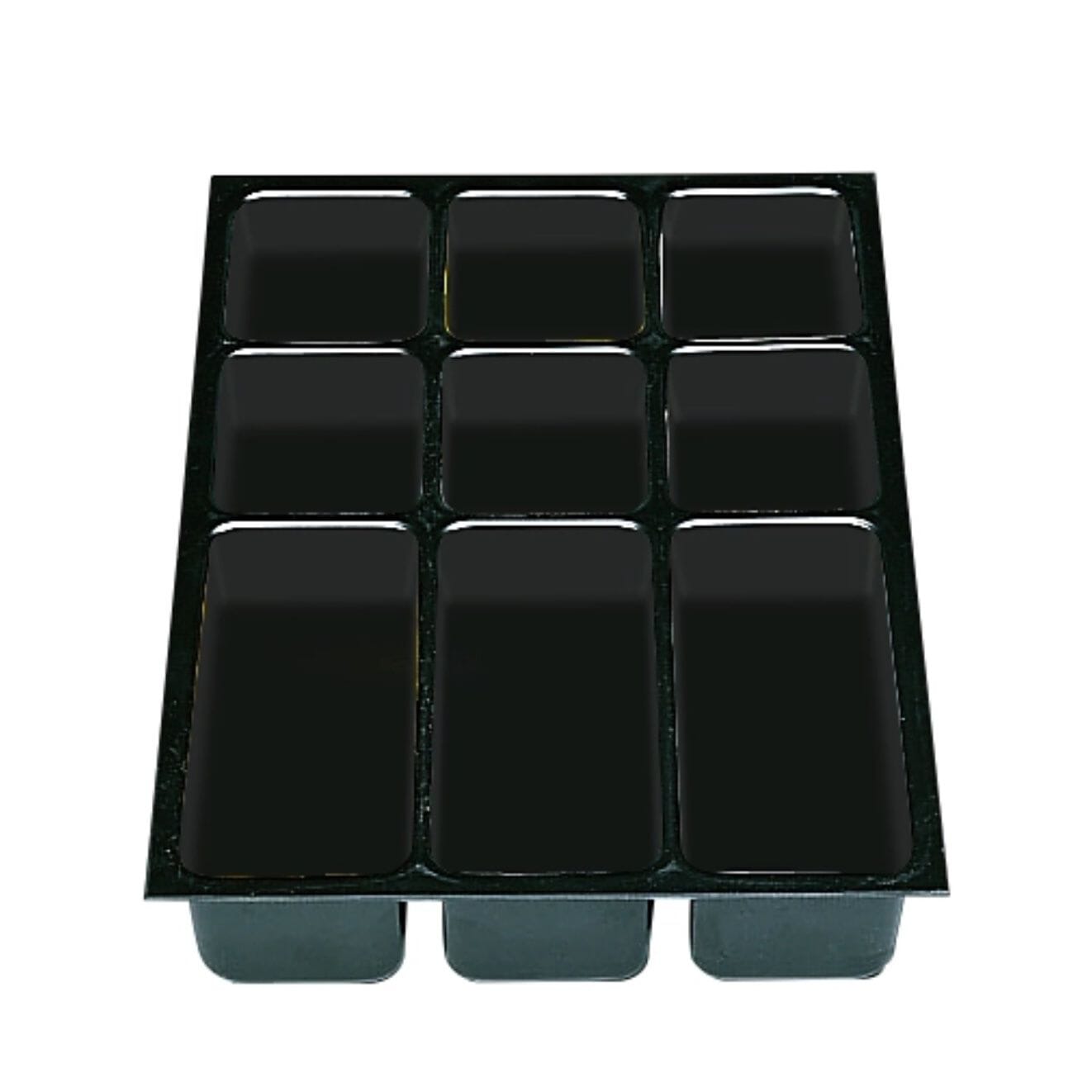 5Stk. neue Kunststoff-Schubladeneinsätze DIN A3, 9 Fächer