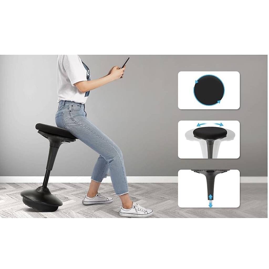 Bürohocker - ergonomischer Sitzhocker mit Schwingeffekt