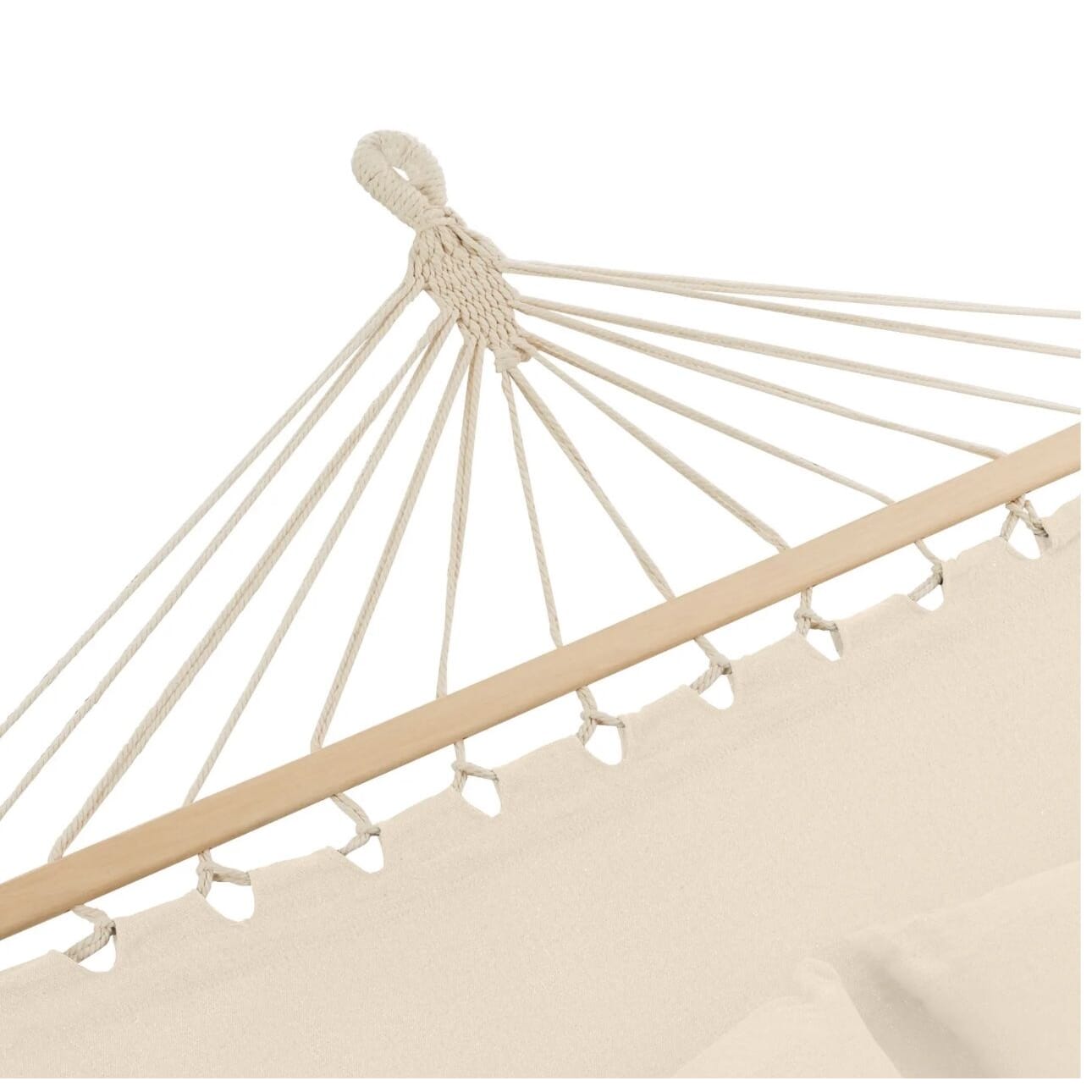 neue Hängematte in beige