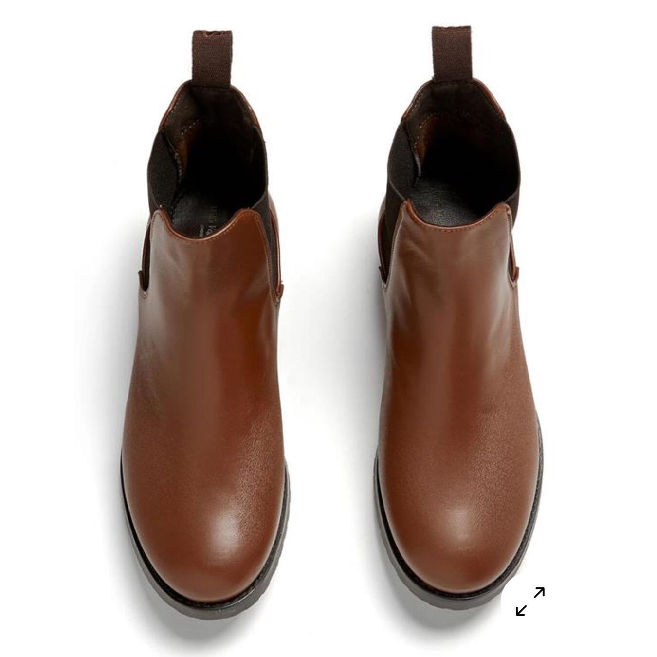 neue Chelsea Boots Luxe Smart Kastanienbraun Gr. 36