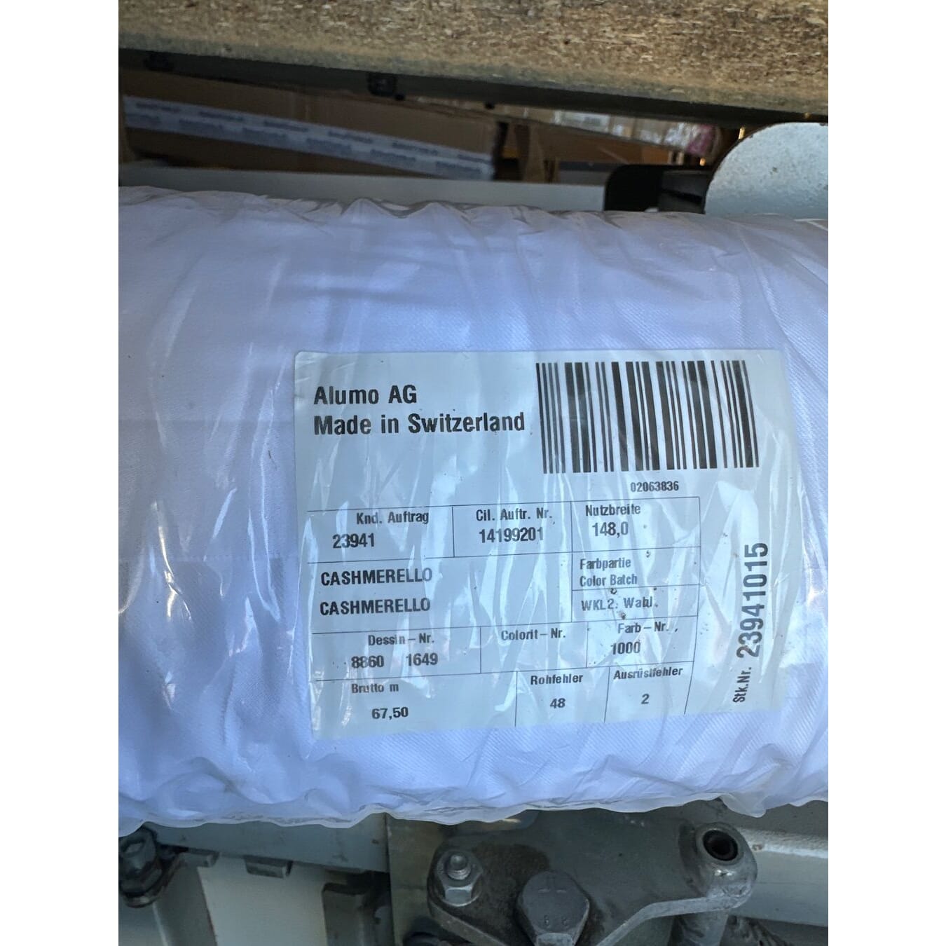 neuer Cashmerello Stoff ,15% Kaschmir, 85%Baumwolle