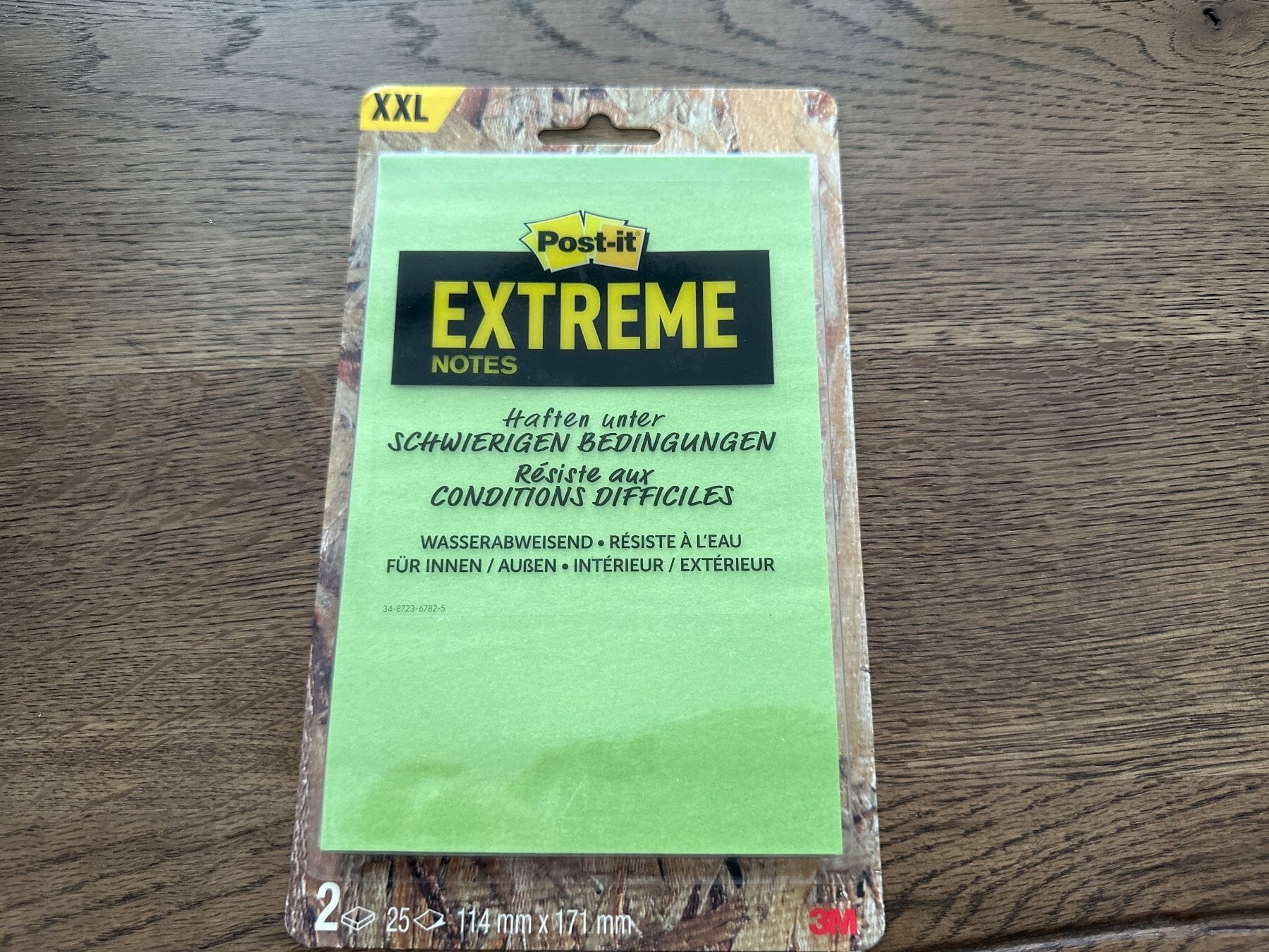 Review neue Post-it extreme Hafter wasserabweisend