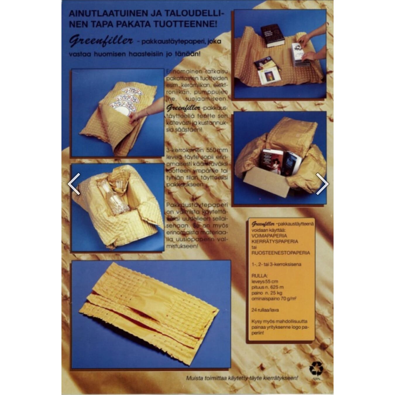 Greenfiller 550 Papierfüllmaschine für Pakete